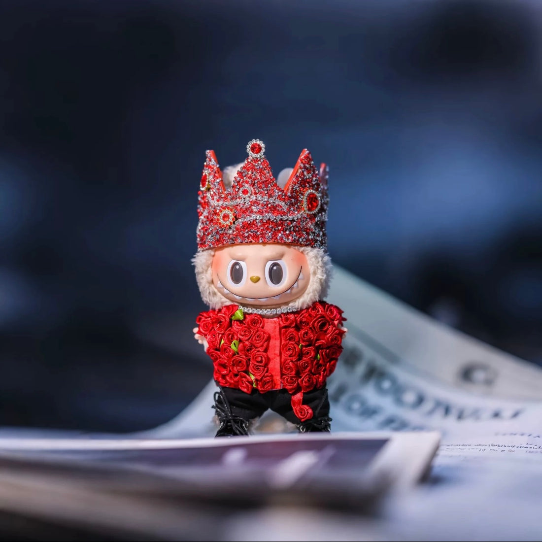 “G-Dragon: At the End of the Flower Road, It's Still You” – GD-Inspired Labubu Outfit | Lunar New Year Rose Edition(not including the doll)