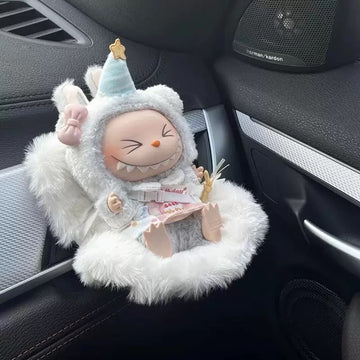 Mini Car Seat for Labubu – Clip-On Air Vent Doll Chair for Safe & Stylish Rides(not including the doll)