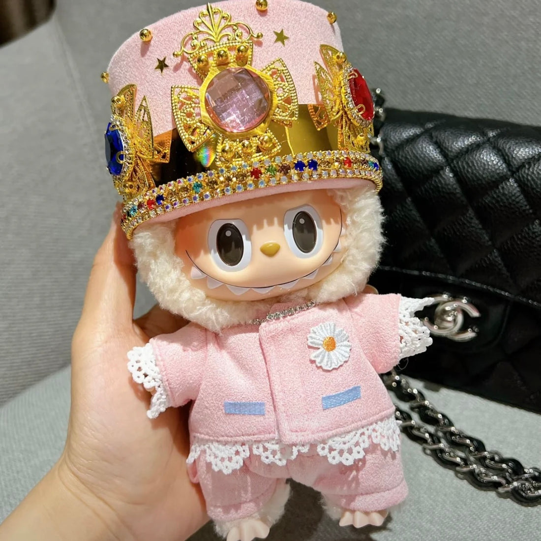 GD-Inspired Pink Crown Set – MAMA Concert Edition Accessory for bubu (Doll Not Included)